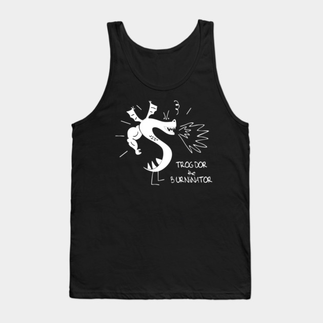 Trogdors The Burninator Tank Top by Kelo