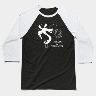 Trogdors The Burninator Baseball T-Shirt