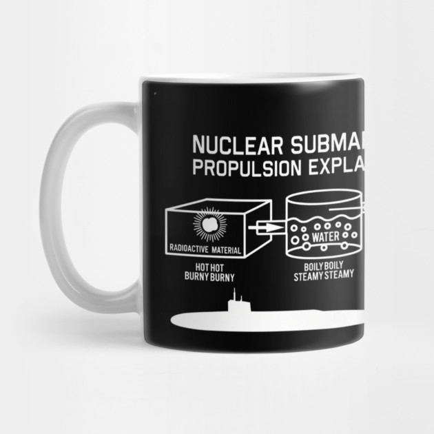 Nuclear Submarine Propulsion Funny Diagram Joke by Kelo