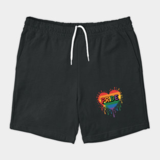 LGBT Gay Pride Lesbian Transgender Gender Fluid Rainbow Shorts