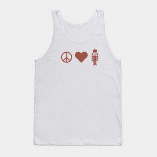 Peace Love Nutcracker Tank Top