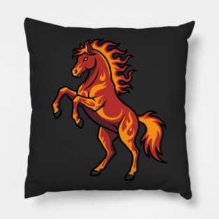 Fire Horse 2026 Pillow