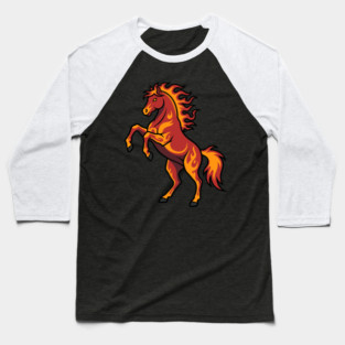 Fire Horse 2026 Baseball T-Shirt