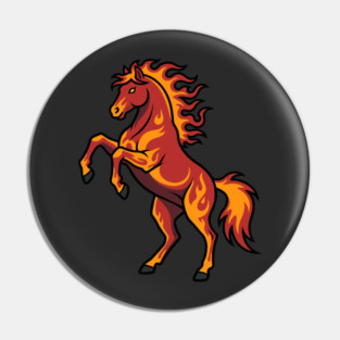 Fire Horse 2026 Pin