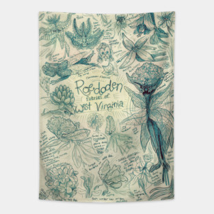 Faeries of West Virginia Tapestry