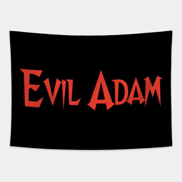 Evil Adam Logo Text Only Tapestry by Evil Adam