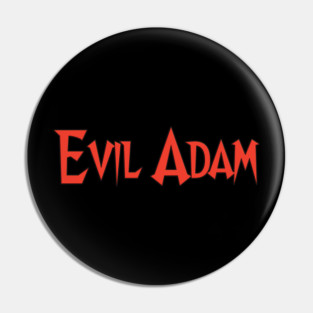 Evil Adam Logo Text Only Pin