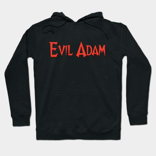 Evil Adam Logo Text Only Hoodie by Evil Adam