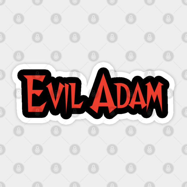 Evil Adam Logo Text Only Sticker by Evil Adam