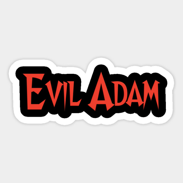 Evil Adam Logo Text Only Magnet by Evil Adam