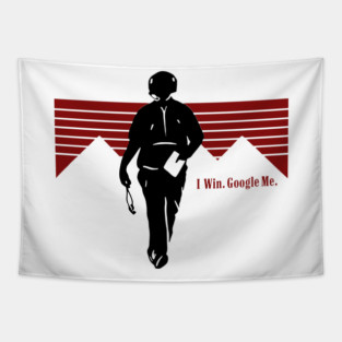 I Win Google Me - Curt Cignetti Tapestry