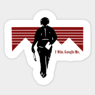 I Win Google Me - Curt Cignetti Sticker