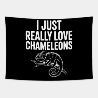 I Just Love Chameleons Tapestry