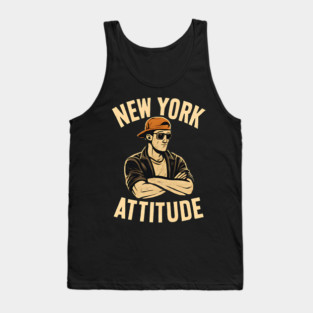 new york attitude Tank Top