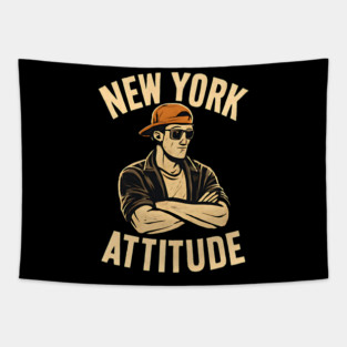 new york attitude Tapestry