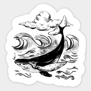 Humpback Whale Sticker
