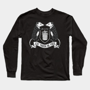 Trash Royalty Possum Crest Long Sleeve T-Shirt