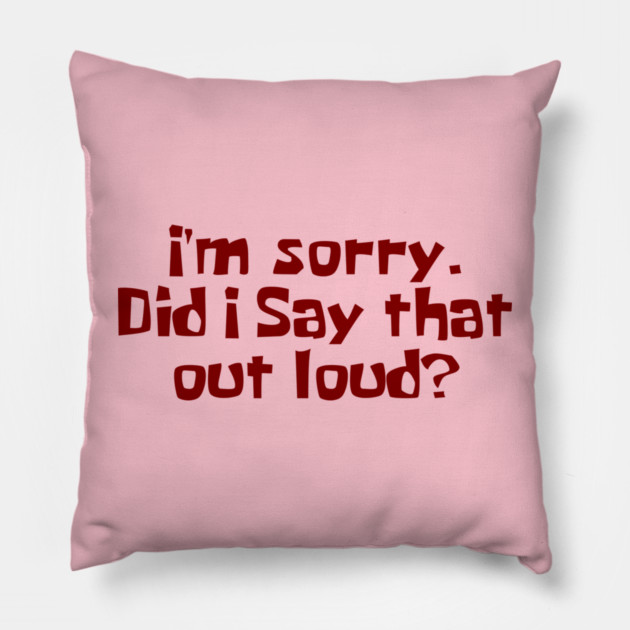 Apology Tee Pillow by faithfamilyhomedesigns