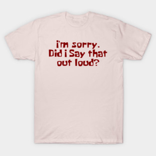 Apology Tee T-Shirt