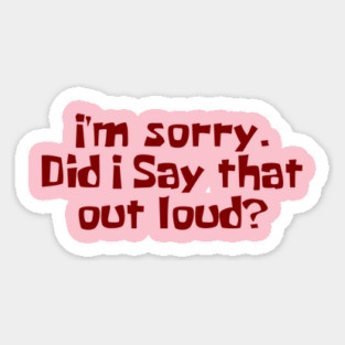Apology Tee Magnet