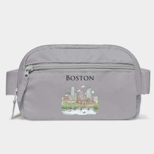 Boston Skyline Rowers on the Charles Bag
