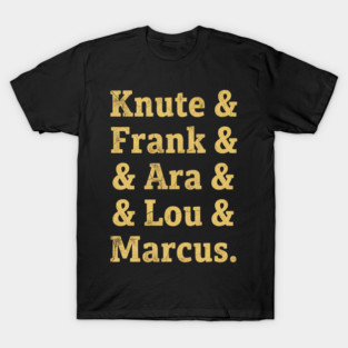 Notre Dame Fighting Irish - Knute, frank, ara, lou T-Shirt