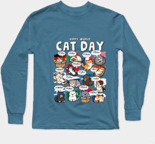 World Cat Day Long Sleeve T-Shirt