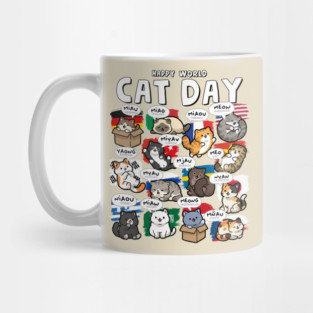World Cat Day Mug
