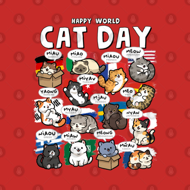 World Cat Day by GoshWow®