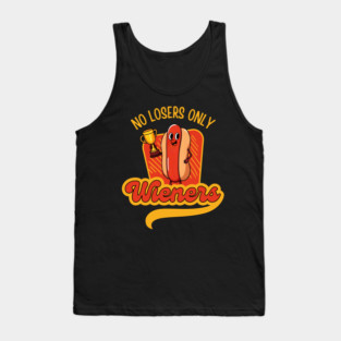 No Losers Only Wieners Tank Top