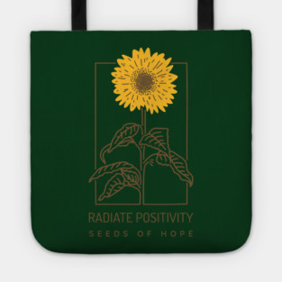 Radiate Positivity Seeds of Hope Tote
