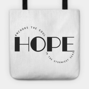 Hope Anchors The Soul Tote
