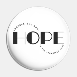 Hope Anchors The Soul Pin