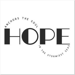Hope Anchors The Soul Posters and Art