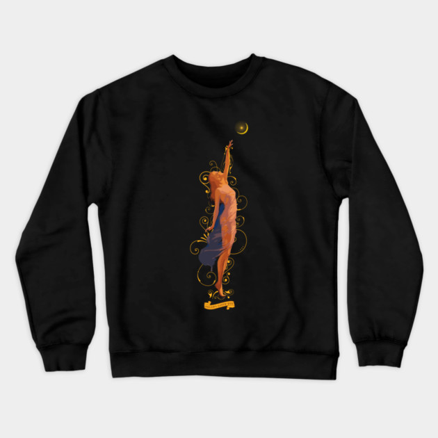 Reach for the Moon Crewneck Sweatshirt by Jerry