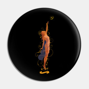 Reach for the Moon Pin