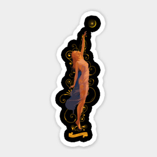 Reach for the Moon Sticker