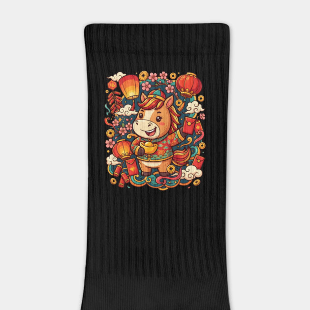 Chinese New Year 2026 Year of The Horse by Creatifly Graphic Tees