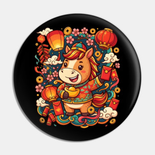 Chinese New Year 2026 Year of The Horse Pin