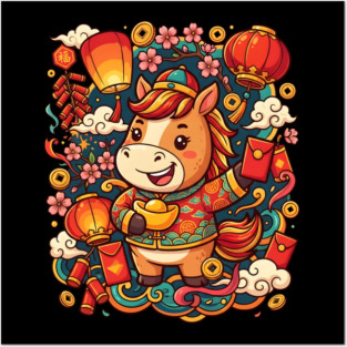 Chinese New Year 2026 Year of The Horse Posters and Art