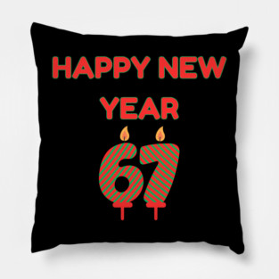 Happy New Year 67 Pillow