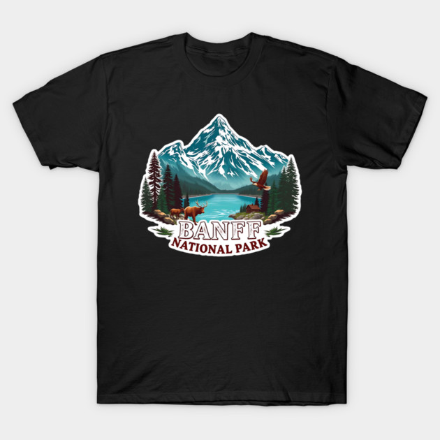 banff national park T-Shirt by Pixel Threads 