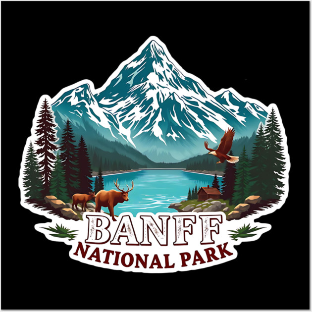 banff national park Wall Art by Pixel Threads 