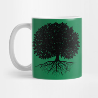 Oak Tree Silhouette Mug