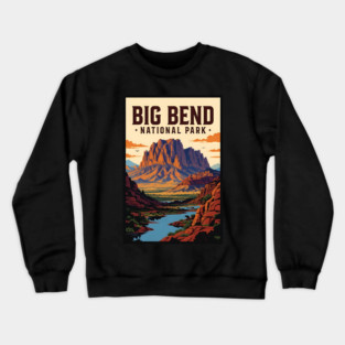 big bend national park Crewneck Sweatshirt