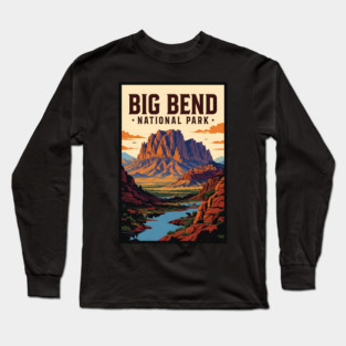 big bend national park Long Sleeve T-Shirt