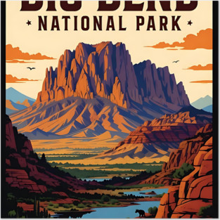 big bend national park Posters and Art