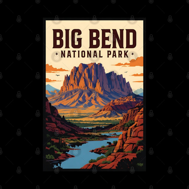 big bend national park by Pixel Threads 