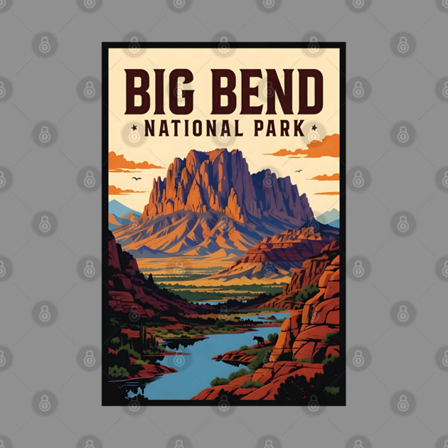 big bend national park by Pixel Threads 