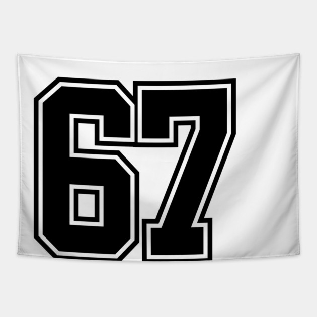 67 Tapestry by Creatifly Graphic Tees